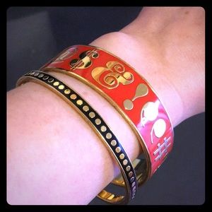 kate spade Orange Enamel "Pardon My French" Cuff