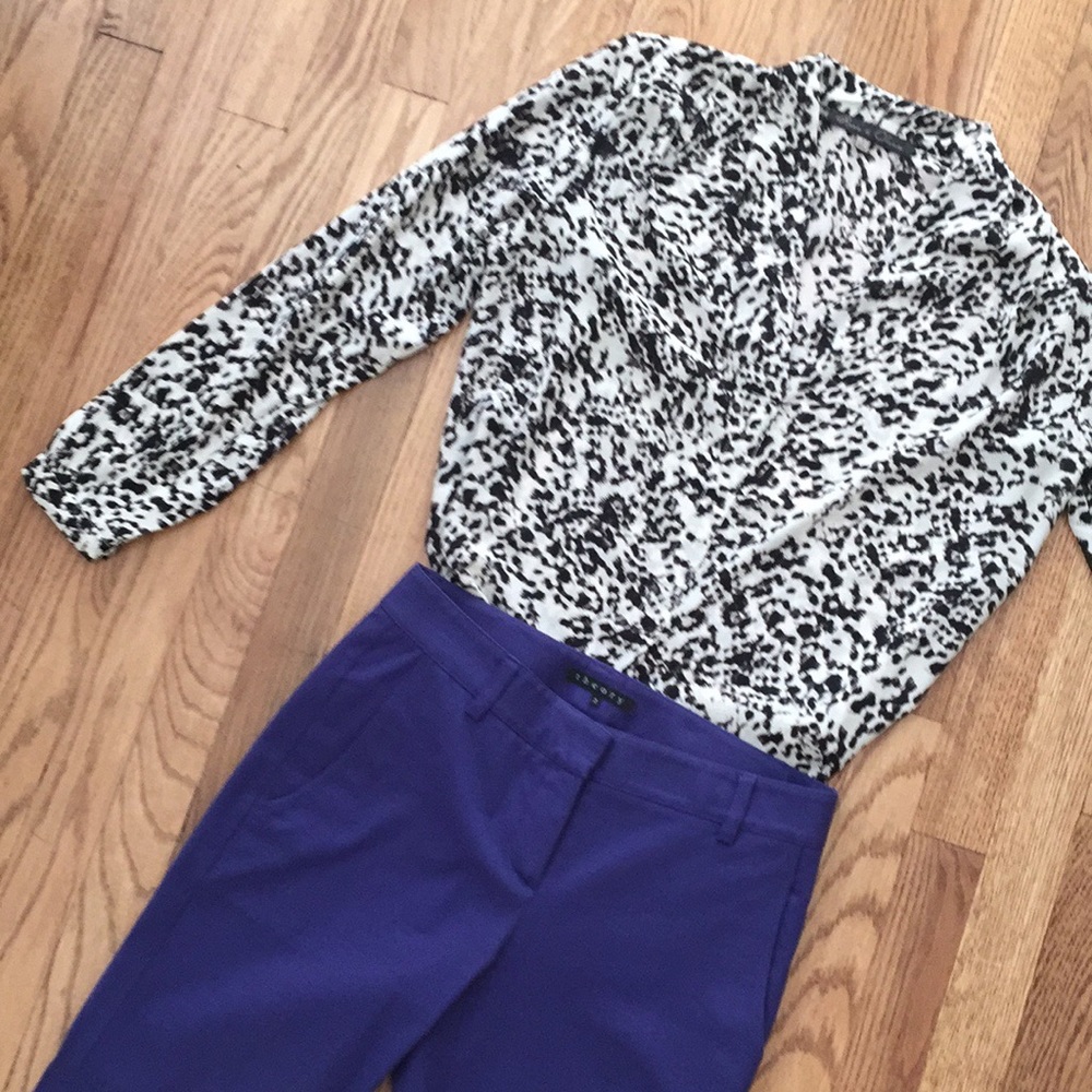 Theory cropped dress pant