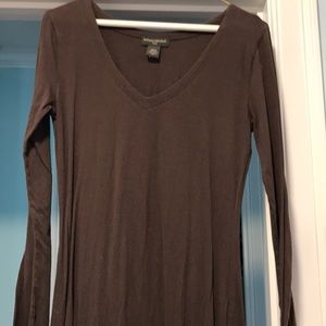 Long-sleeves maternity dress