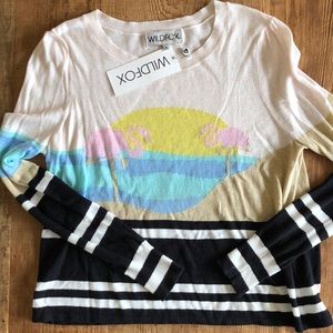 WILDFOX FLAMINGO SWEATER🌸