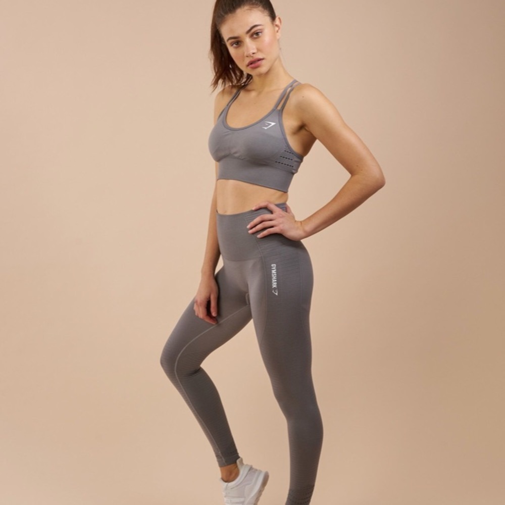 GYMSHARK GREY SEAMLESS LEGGINGS