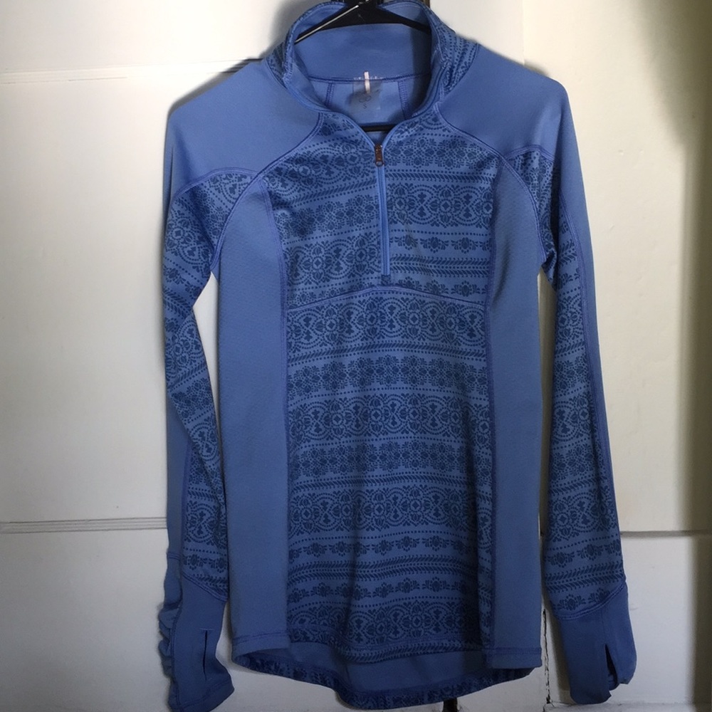 Calia blue quarter zip