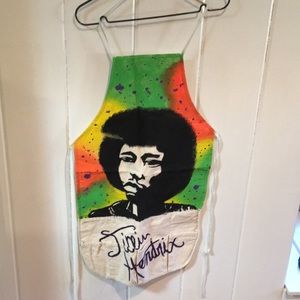 Jimi Hendrix handmade apron