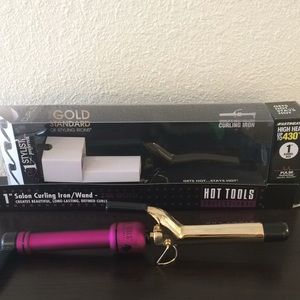 Hot Tools 24K Gold Series 1” Curling Iron