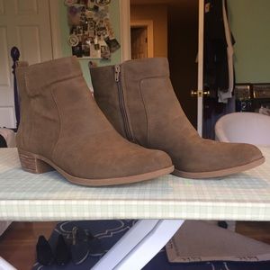 Suede booties