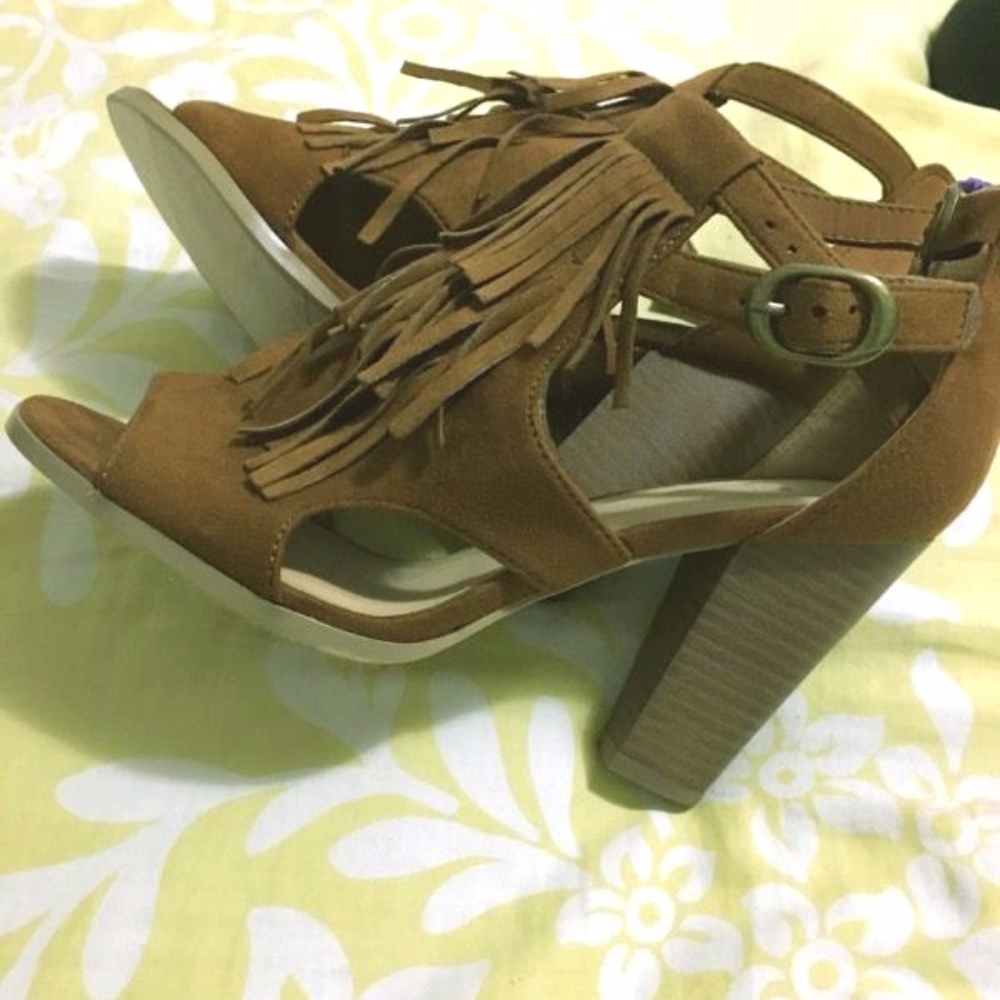 Brown heels