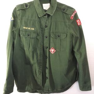 FOREVER 21 MILITARY STYLE JACKET SIZE SMALL