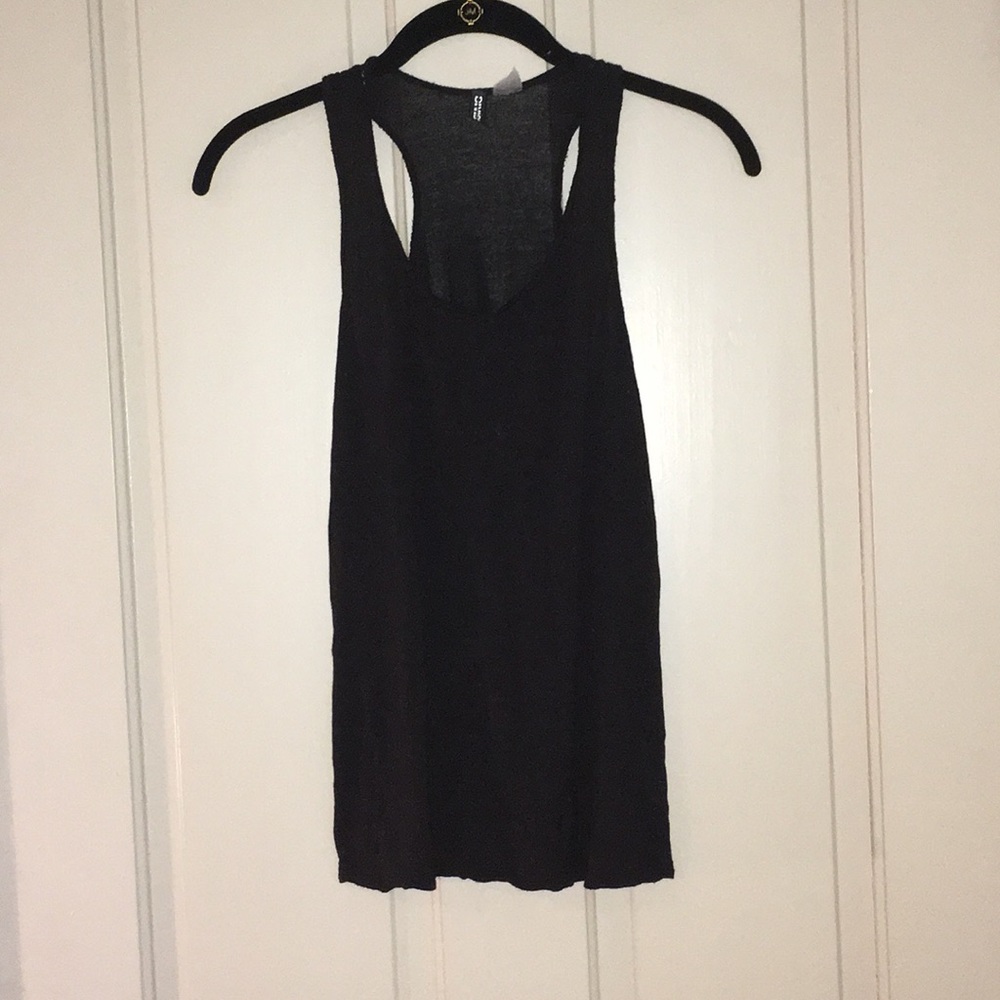 Black Racerback Tank//Size 4