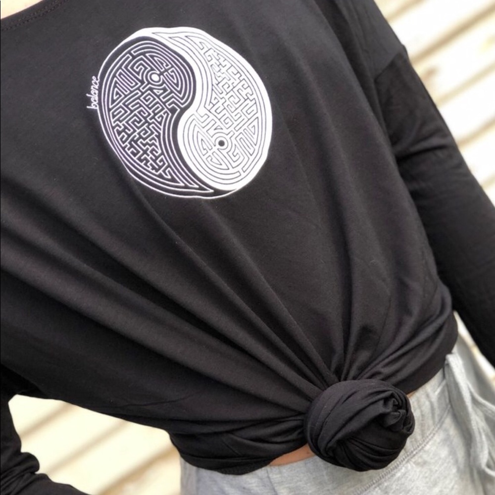 ☯️ Slightly Buddha LS Tee - Balance