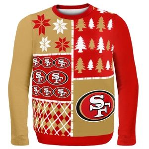 San Francisco 49ers christmas holiday sweater