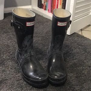 Short Hunter Rain Boots size 9