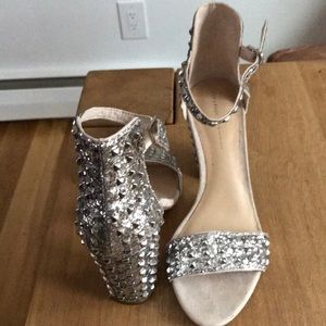 Zara Glittered & Studded Sandals