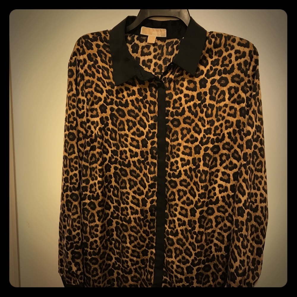 Animal Print Blouse