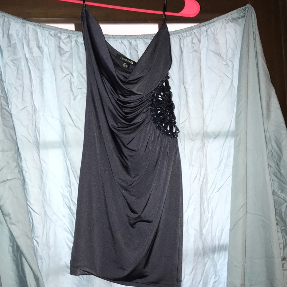 Cute Strapless Cut Out Mini Dress