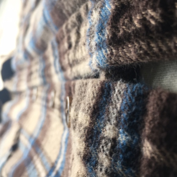 Stussy Flannel Button Down Long Sleeve Shirt - Picture 4 of 7