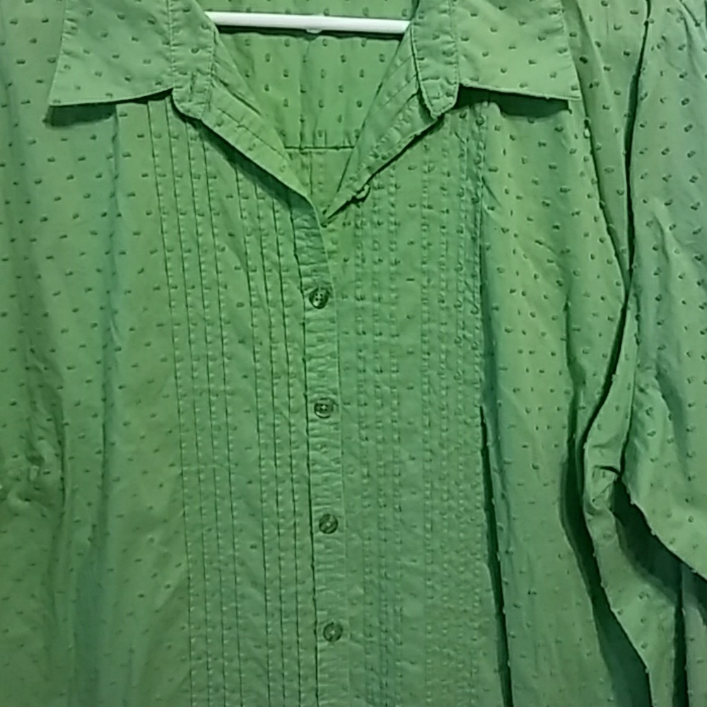 Button front blouse - Picture 2 of 4