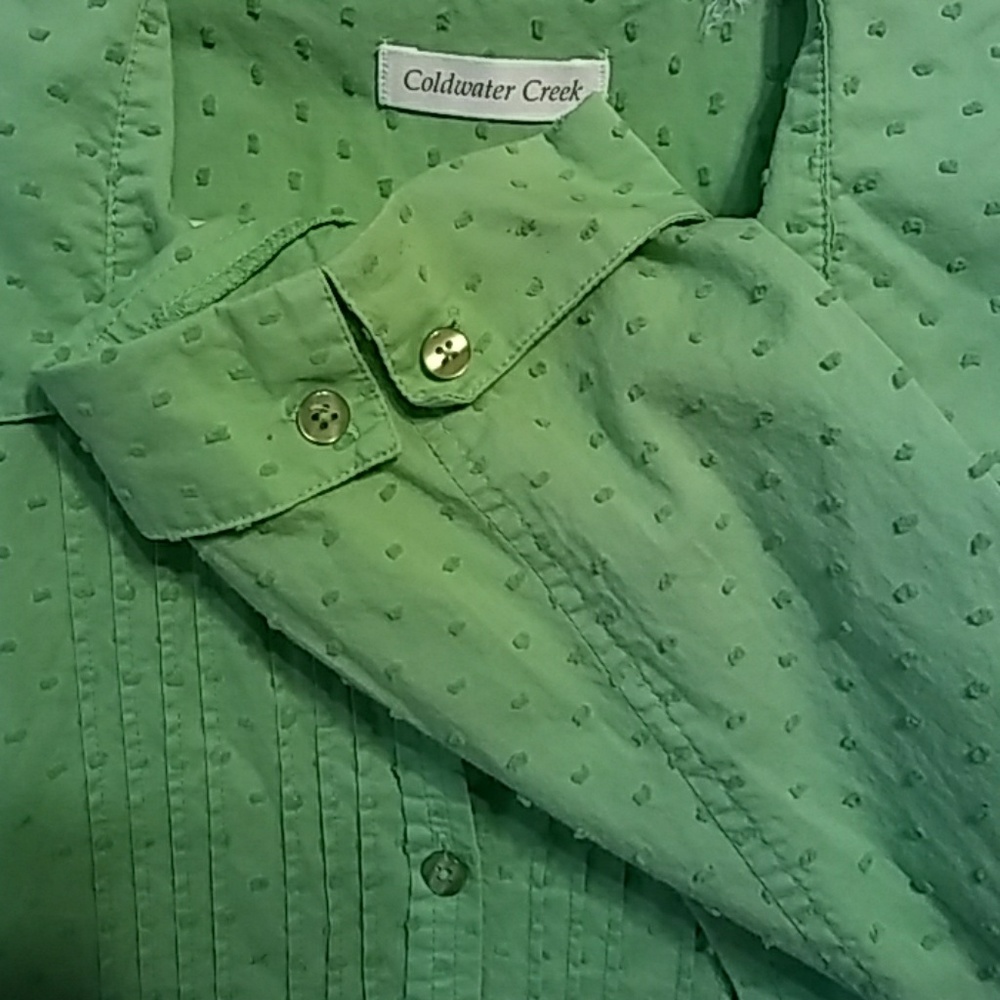 Button front blouse - Picture 3 of 4