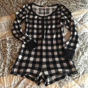 VS Buffalo Check Romper