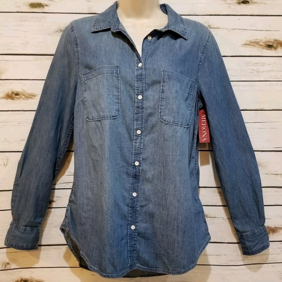 Merona | Tops | Womens Denim Shirt 