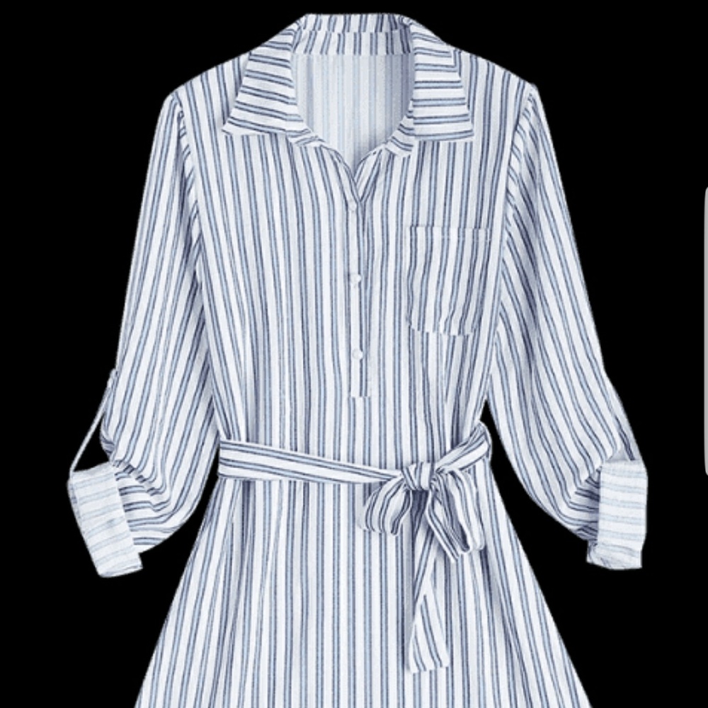 NWT Belted Shirtdress