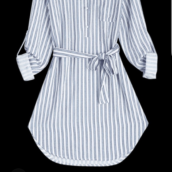 NWT Belted Shirtdress - Picture 2 of 6