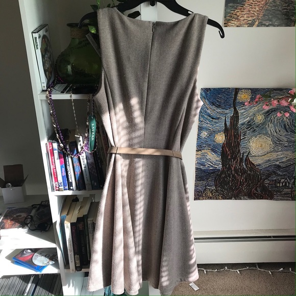 Ralph Lauren A Line Herringbone Fall Dress - Picture 3 of 4