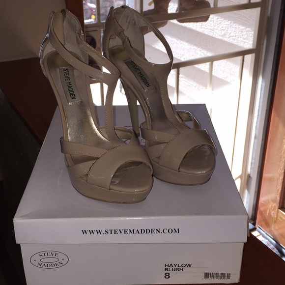 steve madden blush platform sandals
