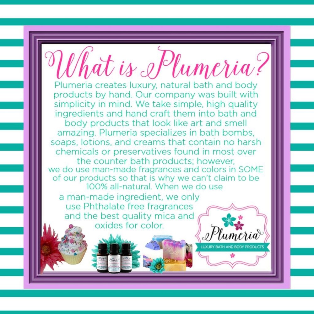 Plumeria Bath and Body Products