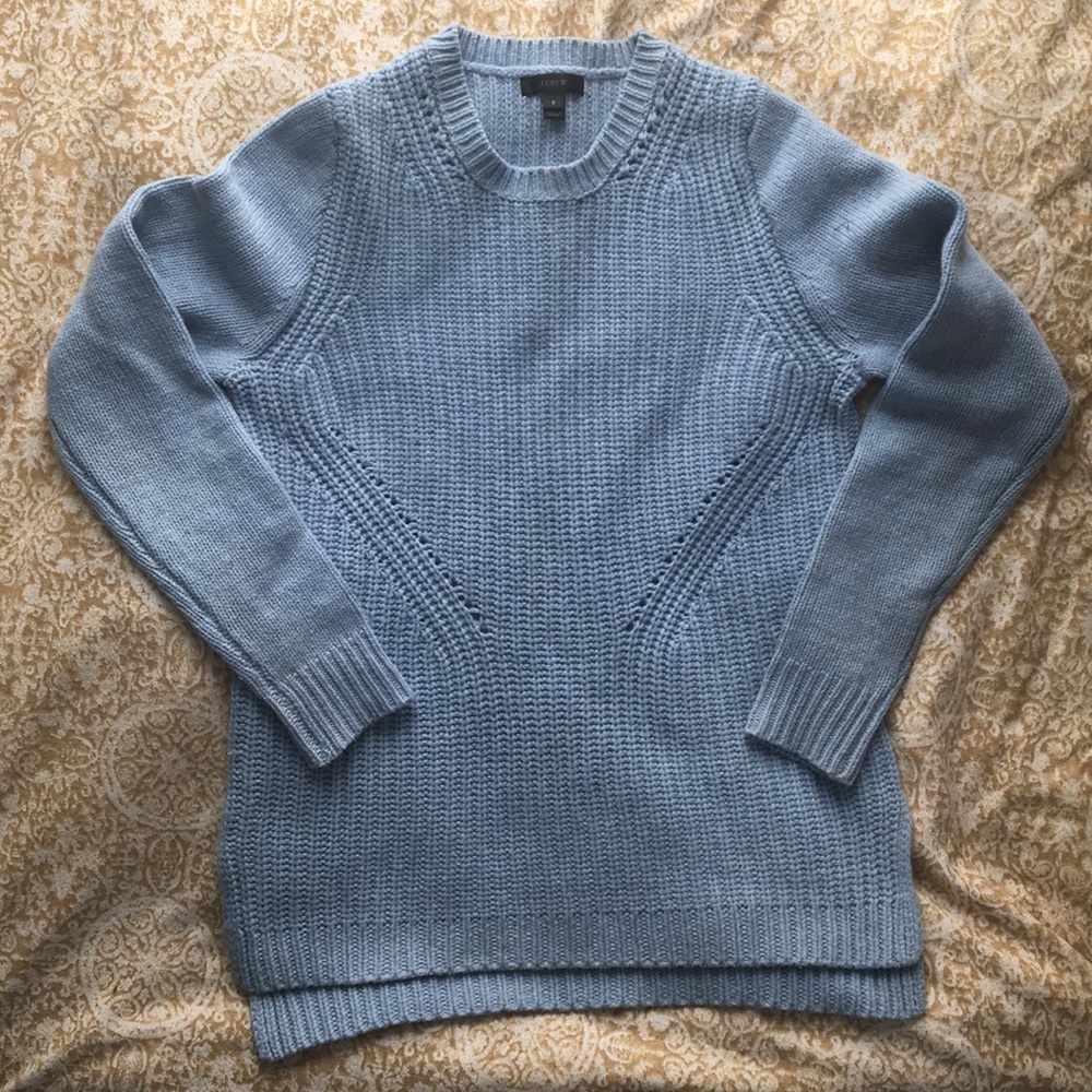 Jcrew never worn! light blue sweater