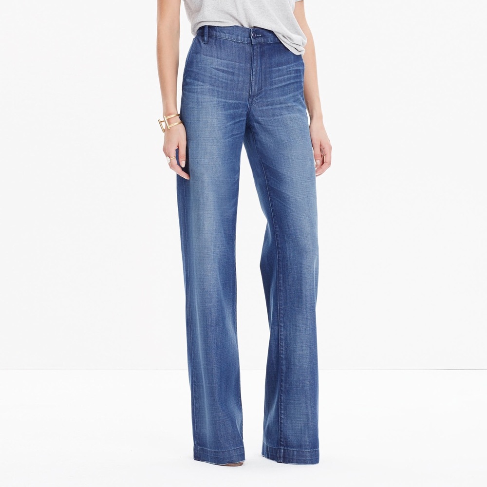 10” Rise Madewell Denim Trousers