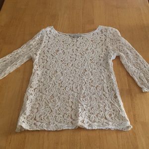 Loft lace top
