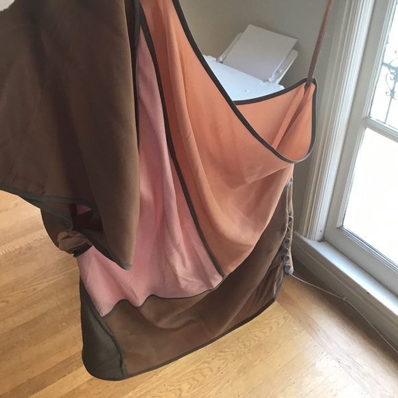 Silk one shoulder top - Picture 3 of 4