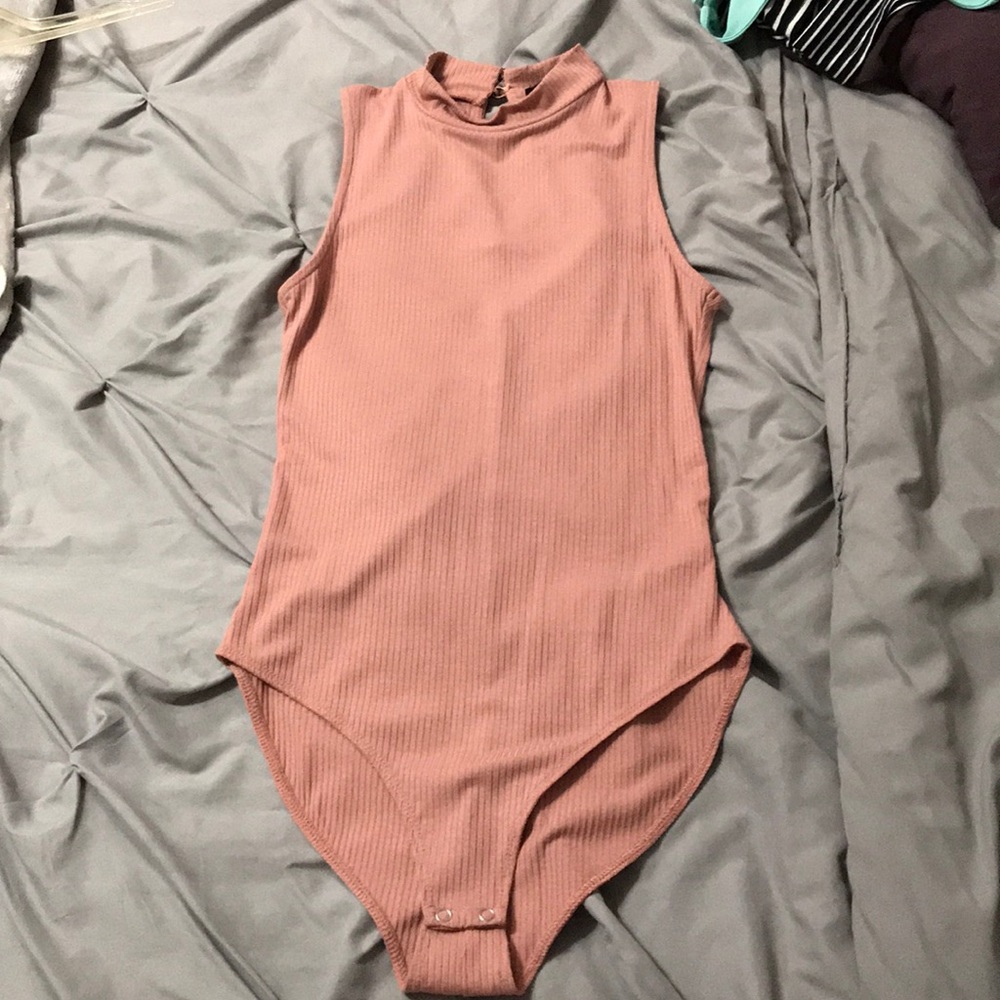 Pink/mauve bodysuit