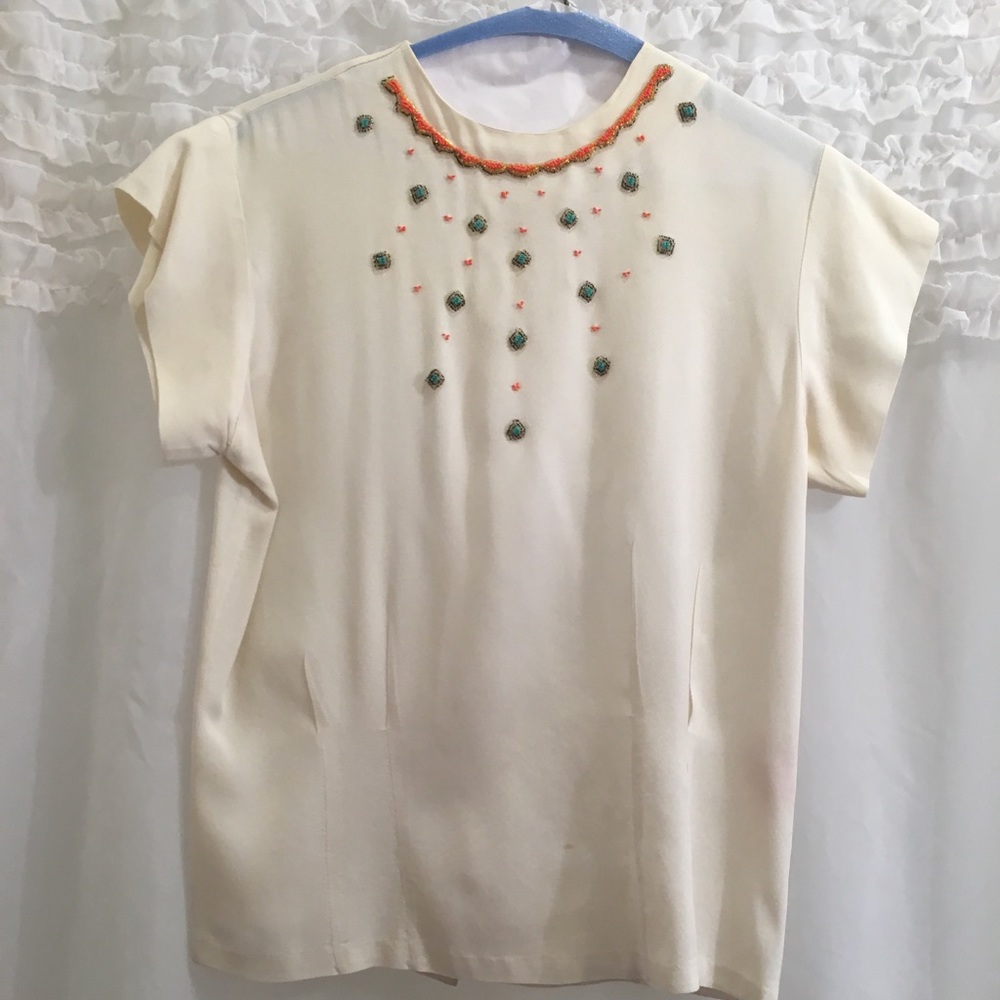 Vintage beaded top