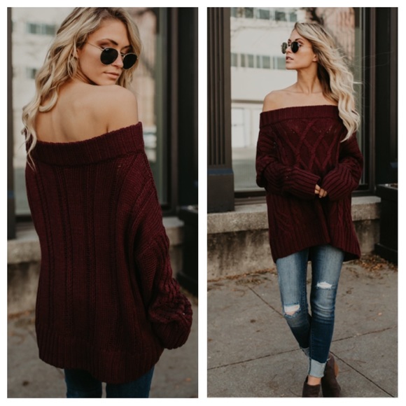 LAST 1️⃣ ABBY Off Shoulder Sweater - Picture 5 of 6