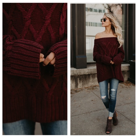 LAST 1️⃣ ABBY Off Shoulder Sweater - Picture 6 of 6