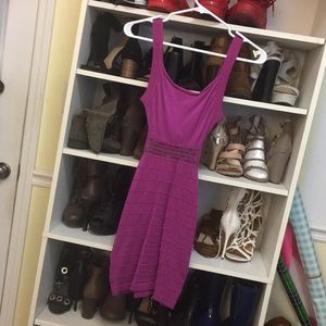 Bebe bandage cutout dress