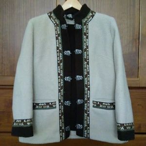 Fjord Fashion Norwegian Wool Coat Peweter Clasps
