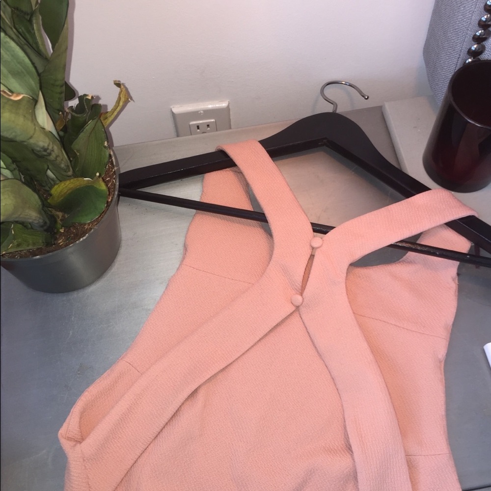 Apron Style Backless Bodysuit - Picture 2 of 3