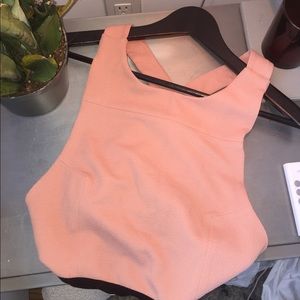 Apron Style Backless Bodysuit