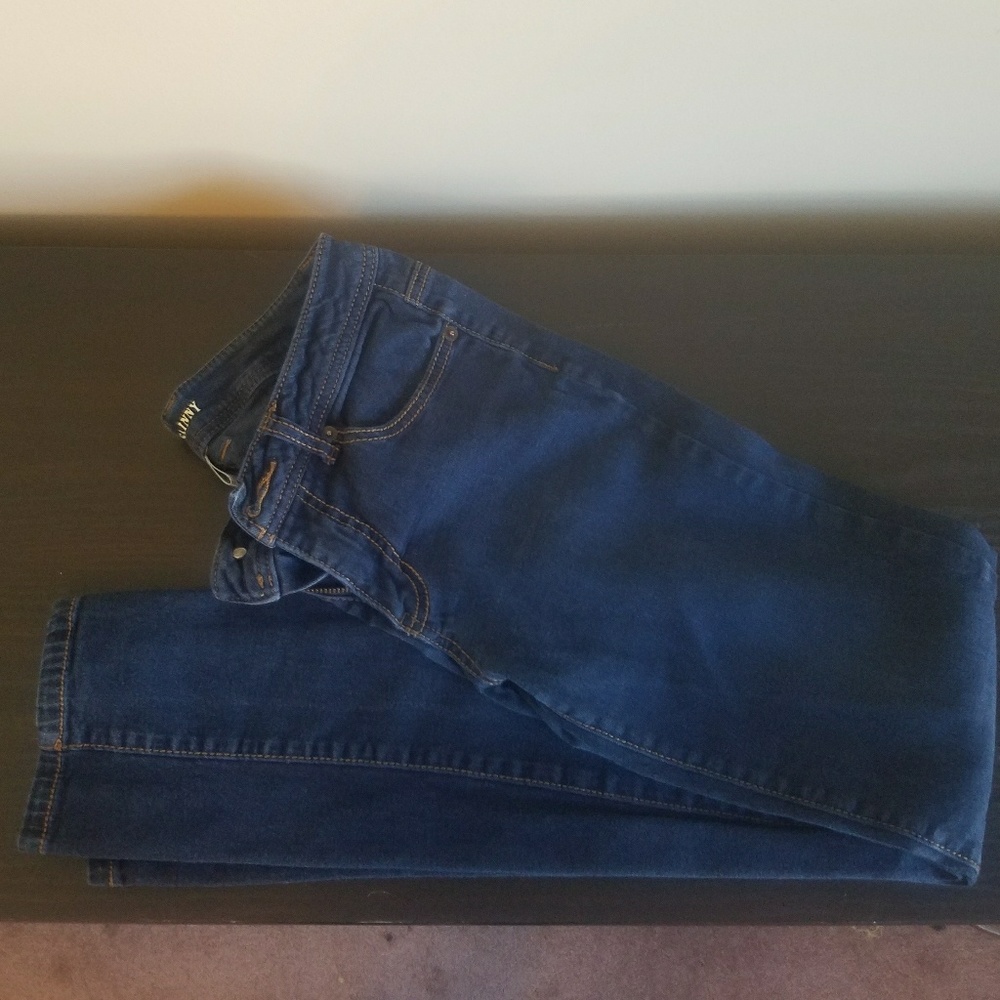 Mossimo Supply - 7 - Dark Denim Skinny Jeans