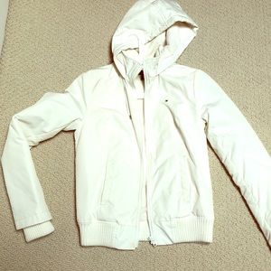 Tommy Hilfiger XS white jacket with hood