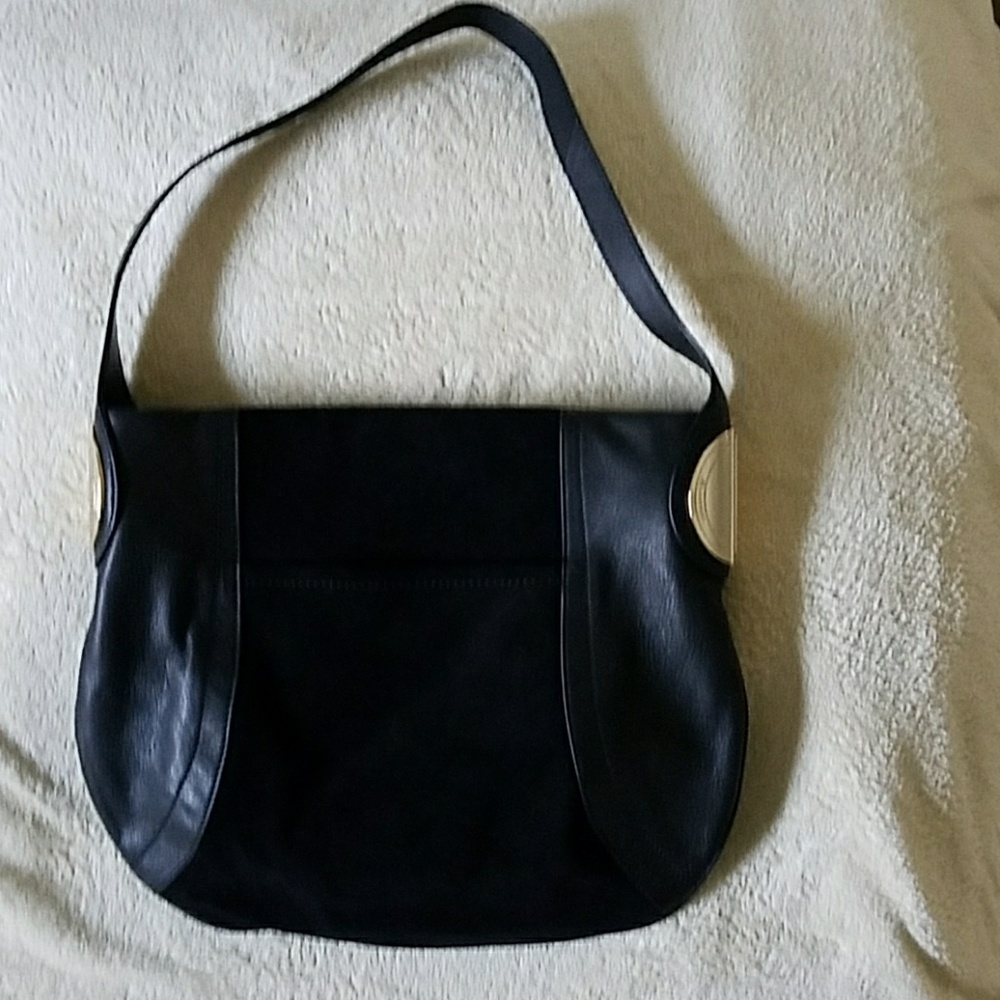 B Makowsky Giamna leather and suede bag