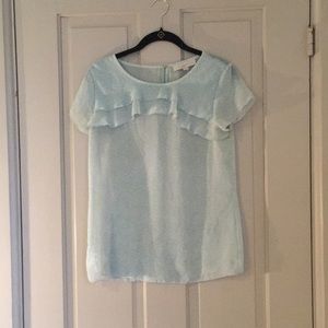 Teal LOFT top