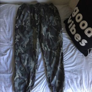 Camo Joggers