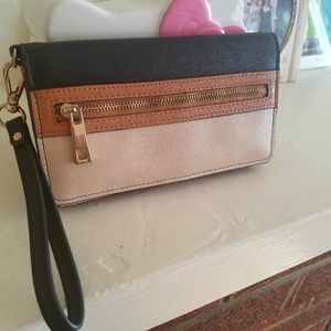 Aldo Tri-color Wristlet Wallet