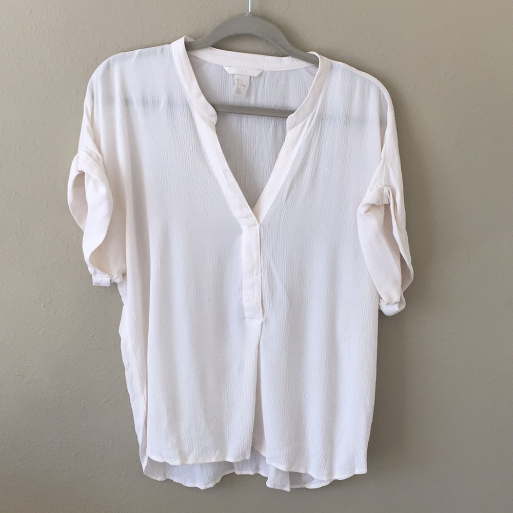 H&M vneck blouse