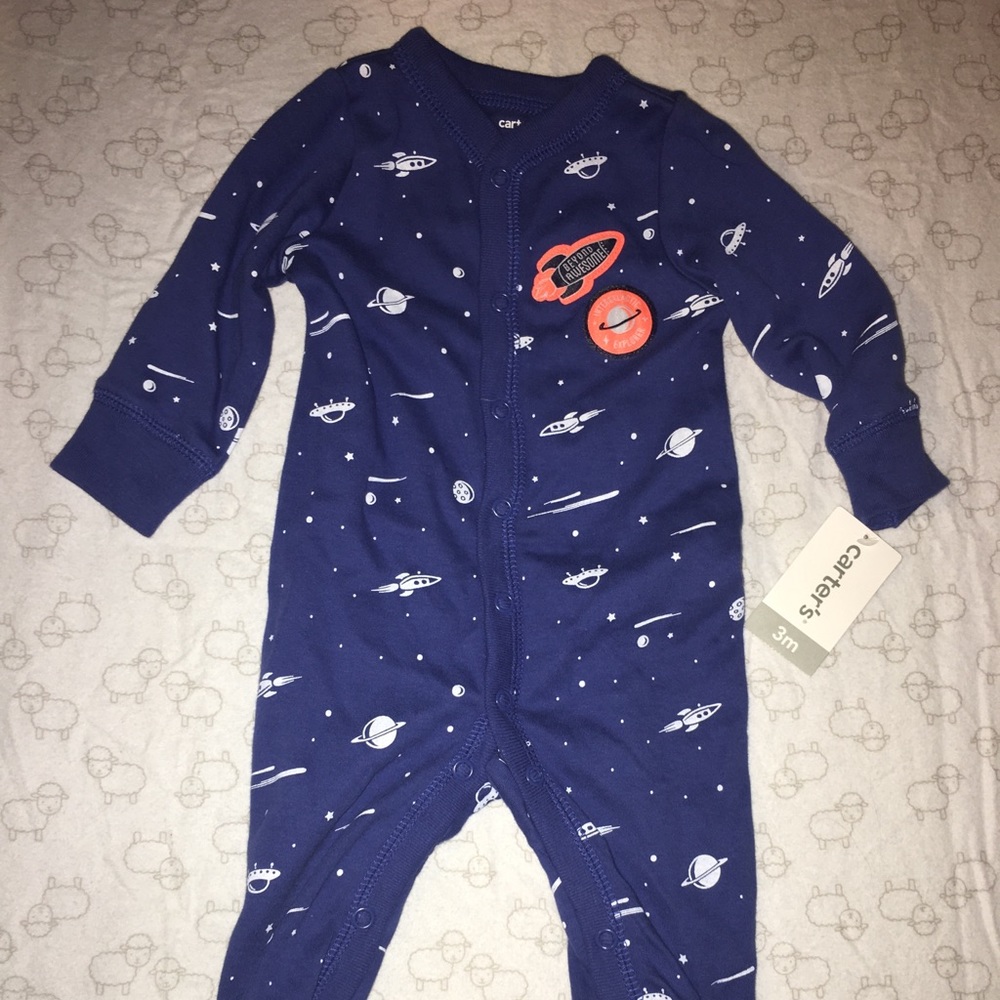 NWT. Carter’s 3 month outer space sleeper! - Picture 1 of 4
