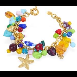 Antica Murrina Murano Glass Charm Bracelet