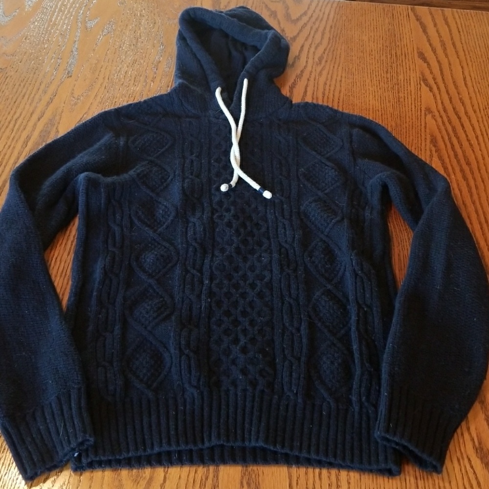 Men's H&M Navy Hooded Sweater